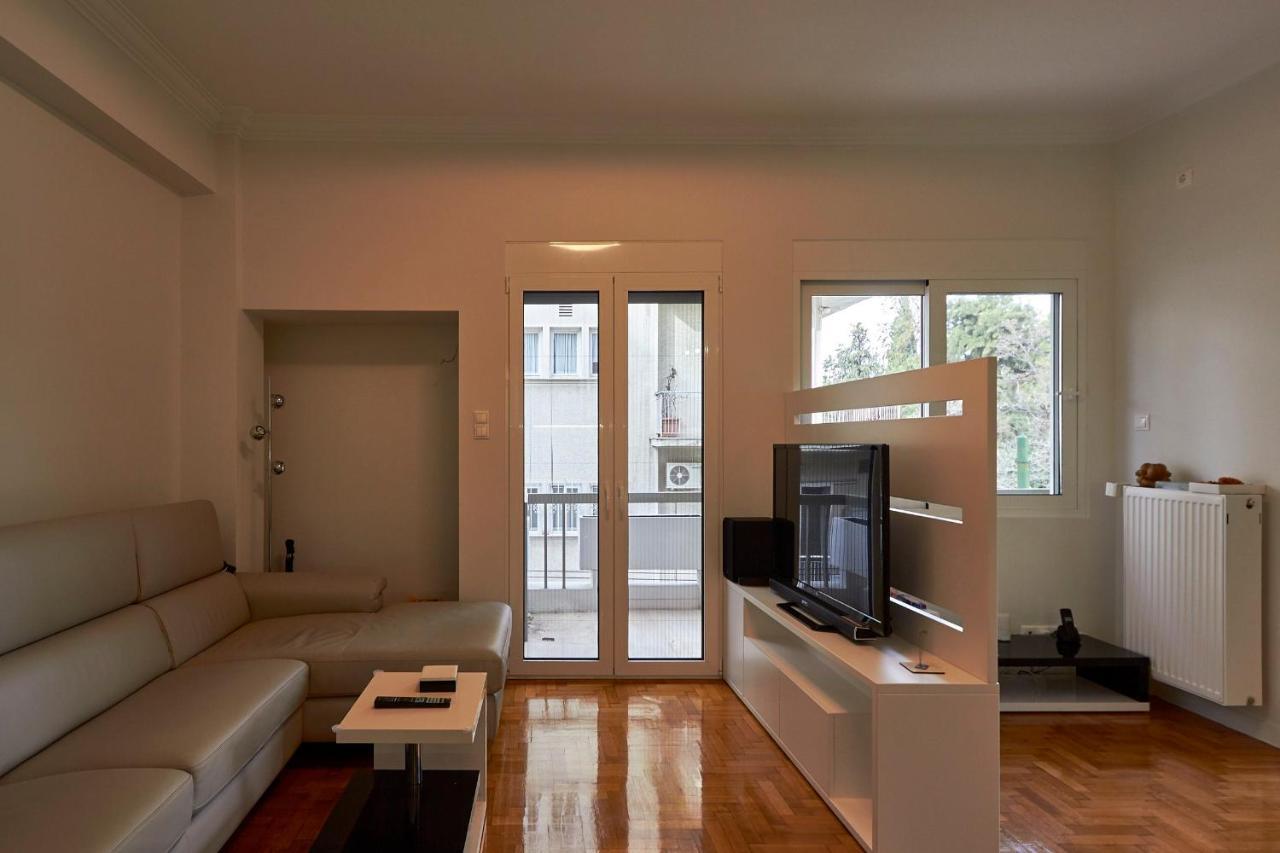 Fully Renovated, Family-Friendly Apartment, Next To A Huge Green Park, In Athens Center Exteriör bild